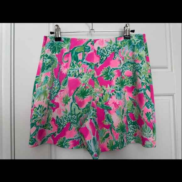 Lilly Pulitzer Woman’s Cassia Raz Berry Catty Shack skort Size 2 - Picture 2 of 4